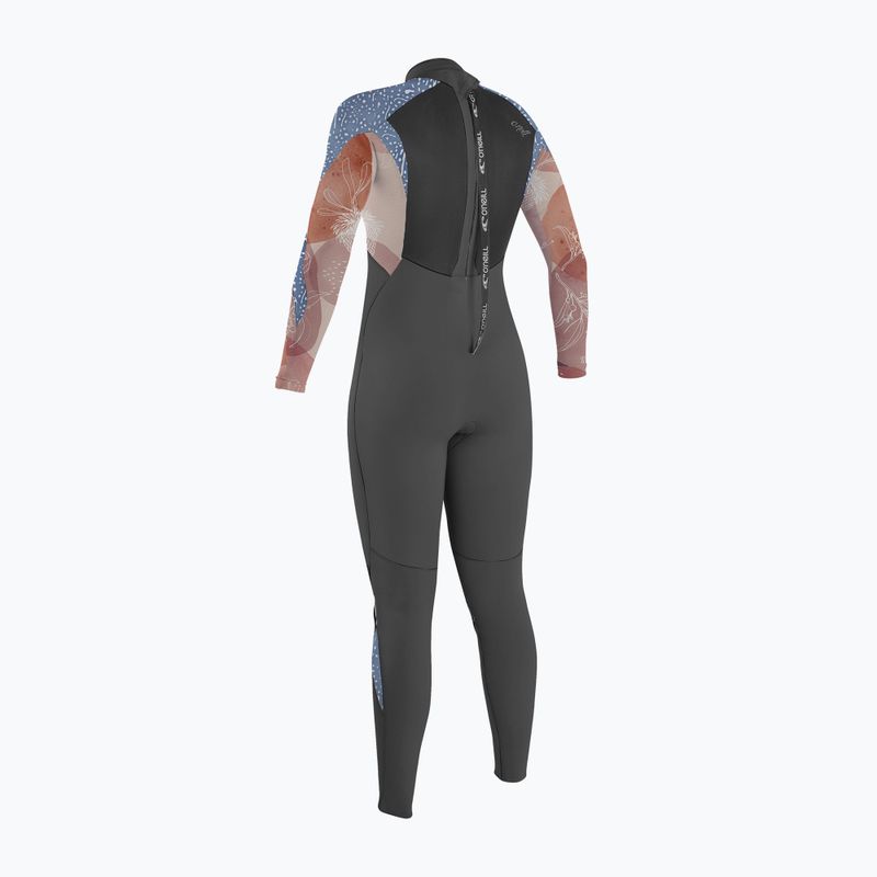 Dámský neopren   O'Neill Epic 4/3 Back Zip Full graphite/desert/bloom/drif 7