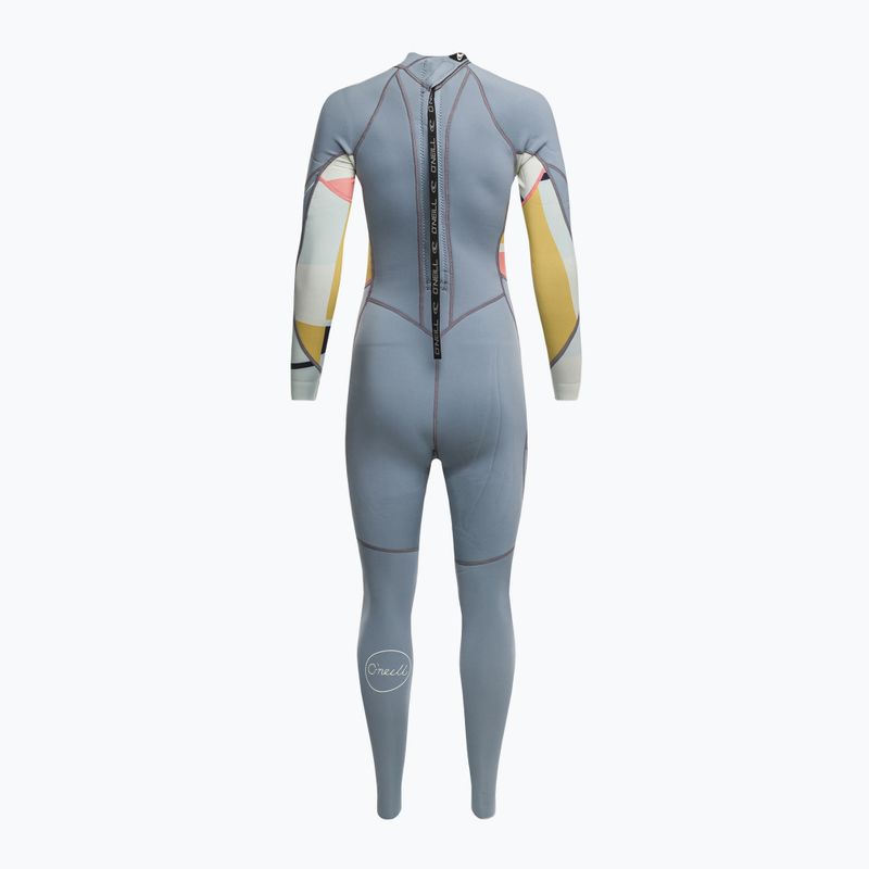 Dámský neopren   O'Neill Bahia 3/2 Back Zip Full hl4/tradewinds/jasmine 3