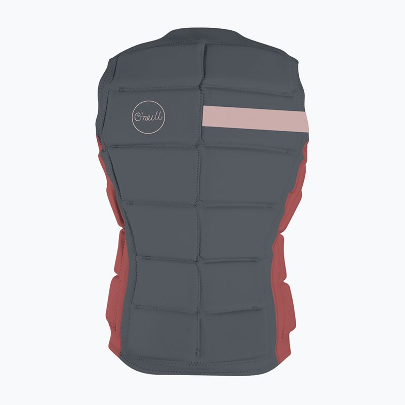 Dámská bezpečnostní vesta O'Neill Bahia Comp tradewinds/tea rose 2