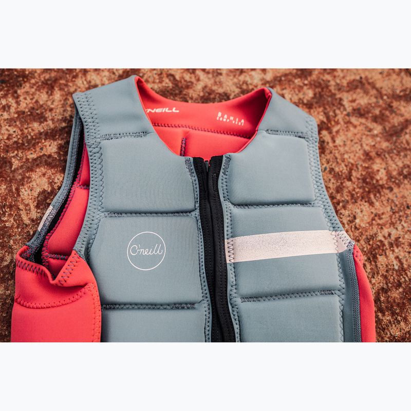 Dámská bezpečnostní vesta O'Neill Bahia Comp tradewinds/tea rose 4