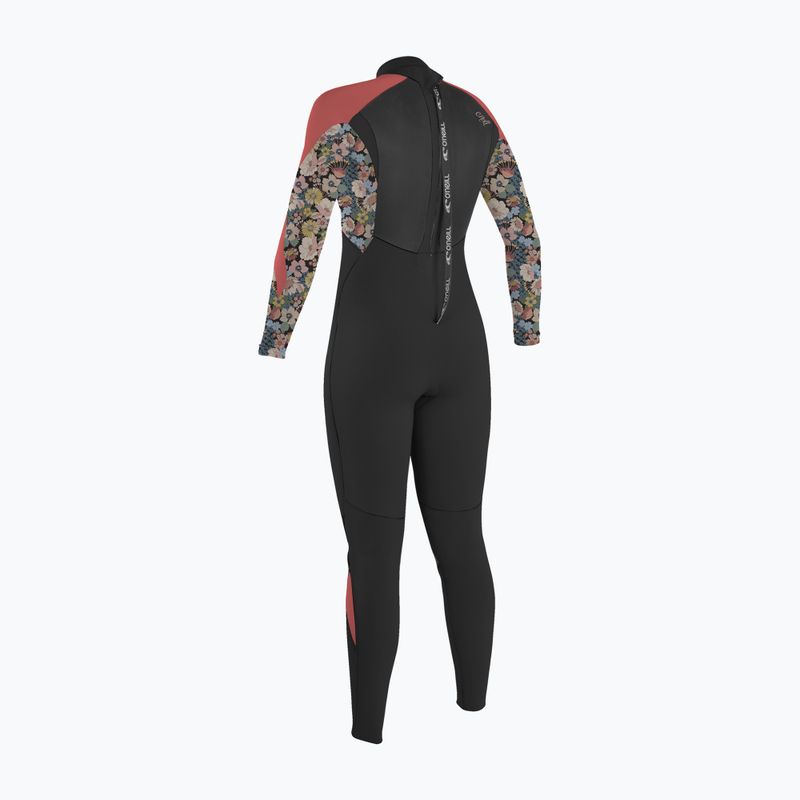 Dětský plavecký neopren O'Neill Girls Epic 5/4 Back Zip Full black/twiggy/tea rose 2
