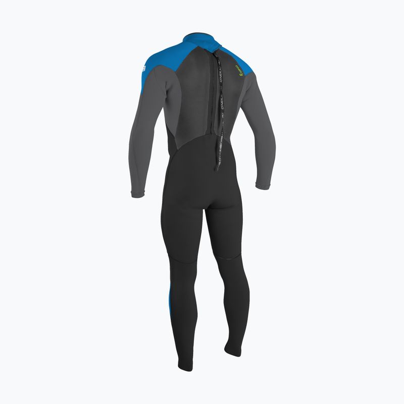 Dětský plavecký neopren  O'Neill Epic 3/2 Back Zip Full black/graphite/bali blue/deep sea  2