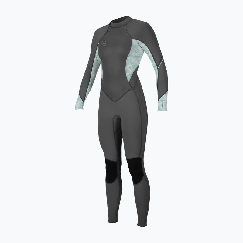 Dámský plavecký neopren  O'Neill Bahia 3/2 Back Zip Full hy8 graphite/mirage tropical/m