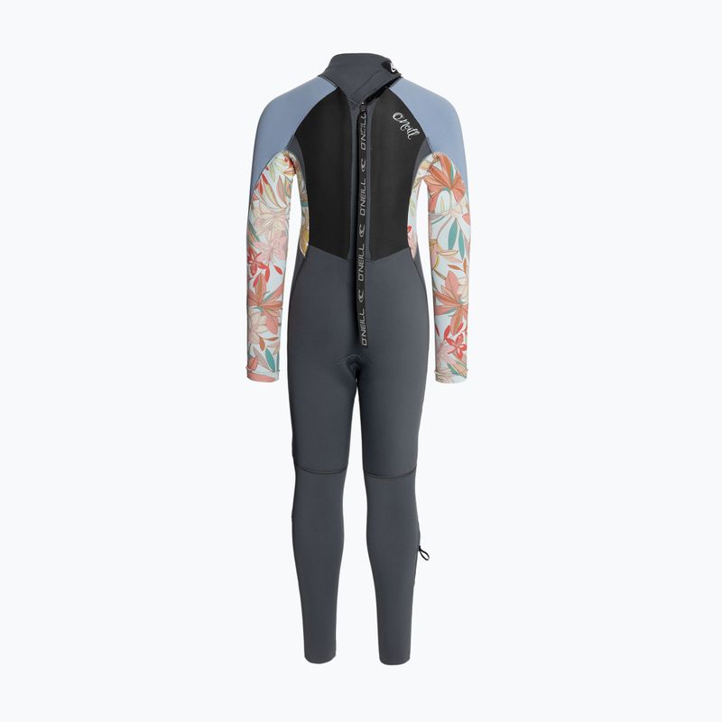 Dětské plavecké pěny O'Neill Girls Epic 5/4 Back Zip Full graphite/dahlia/infinity 3