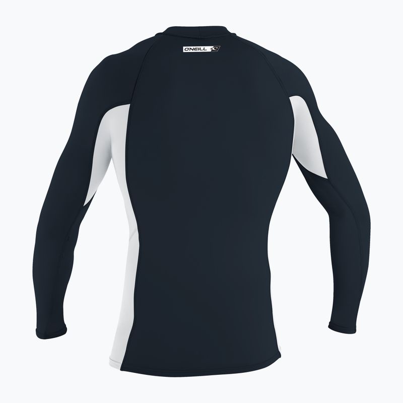 Pánské plavecké tričko  Longsleeve O'Neill Premium Skins Rash Guard slate/white/slate 2