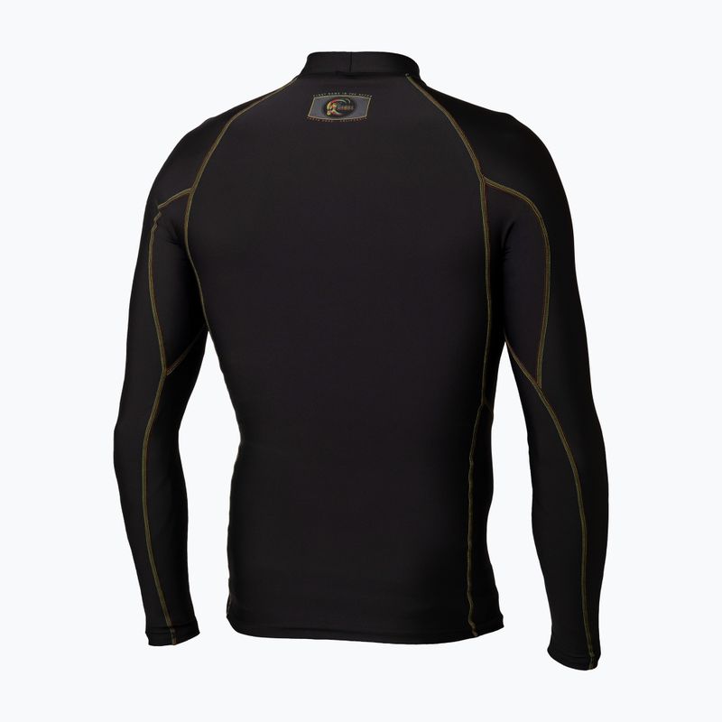 Pánské plavecké triko Longsleeve O'Neill Trvlr Graphic Skins Rash Guard black/black/black:multi(rasta) 2