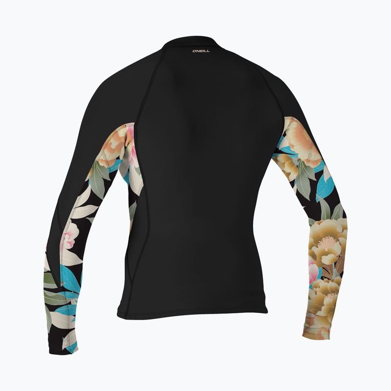Dámská neoprenová bunda O'Neill Bahia 1/0,5 mm Full-Zip Jacket black/mikah floral/black 2