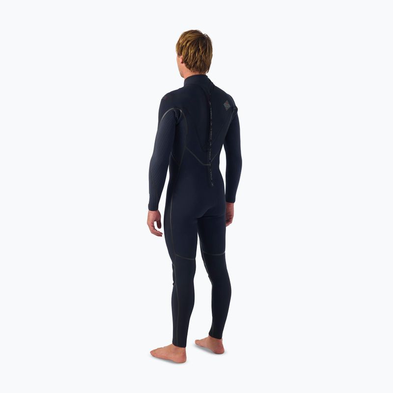 Pánský neopren O'Neill Hyperfreak Fire 4/3+ mm Back Zip Full black/black 4