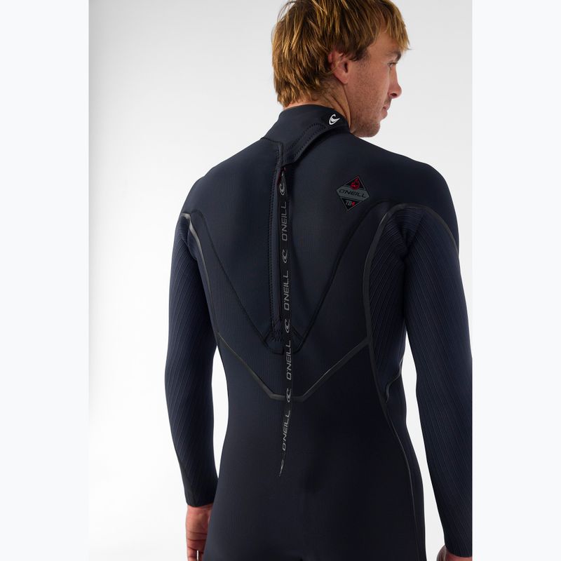 Pánský neopren O'Neill Hyperfreak Fire 4/3+ mm Back Zip Full black/black 5