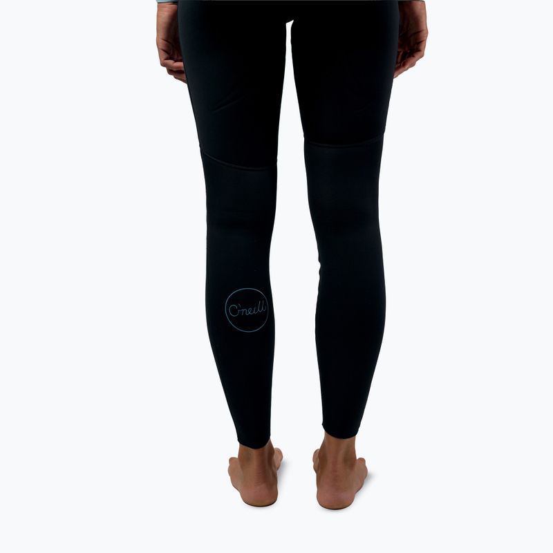 Dámský plavecký neopren O'Neill Bahia 3/2 Back Zip Full IQ5 black/surf abstract/chambray blue 10