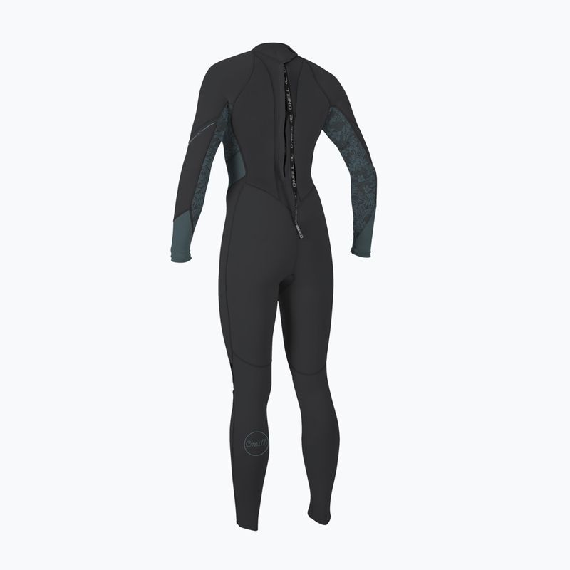 Dámský plavecký neopren O'Neill Bahia 3/2 Back Zip Full IT1 tempered steel/shaded island sky/shade 2