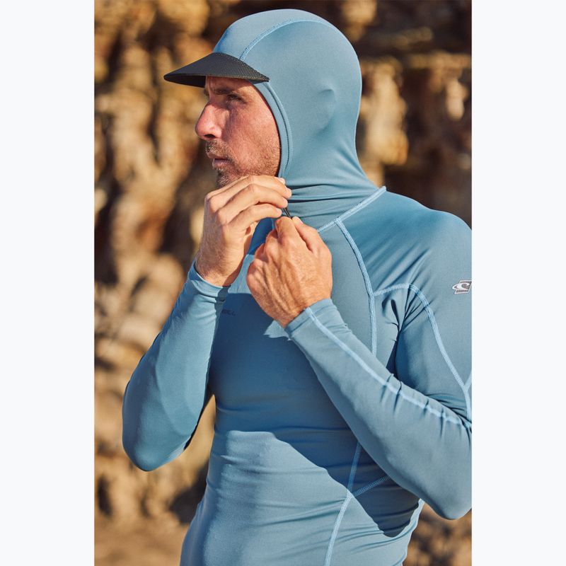 Pánské plavecké triko Longsleeve O'Neill Hyperfreak Skins Rash Guard Hooded blue fusion/blue fusion 7