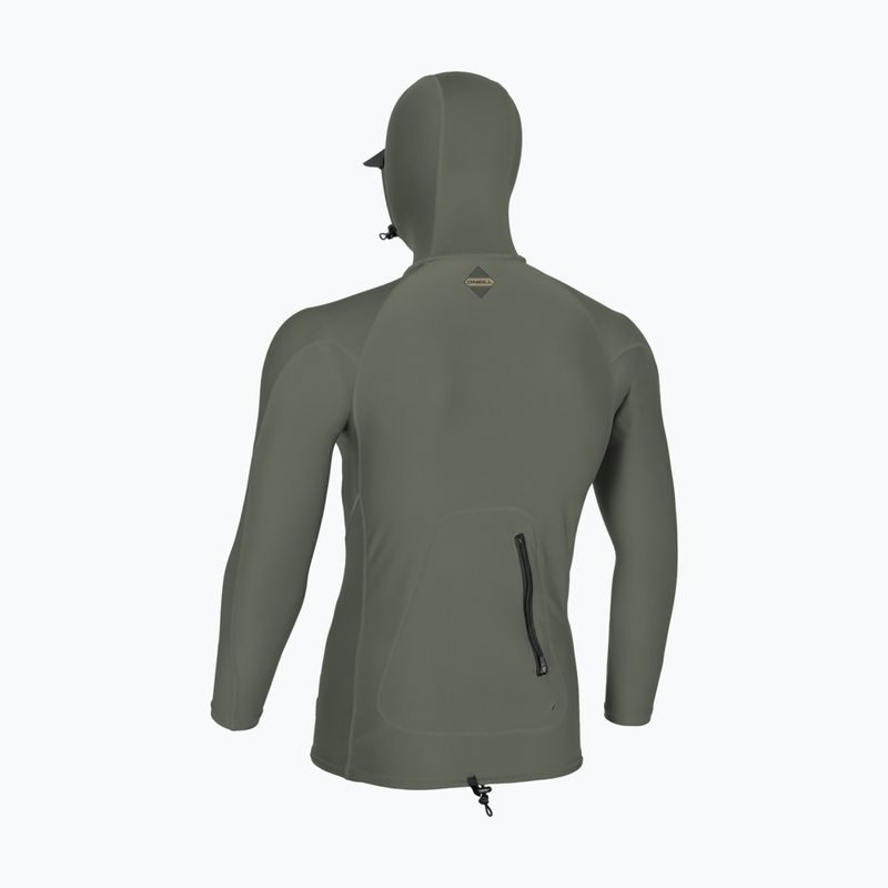 Pánské plavecké triko Longsleeve O'Neill Hyperfreak Skins Rash Guard Hooded chimera/chimera 2