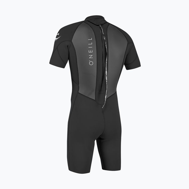 Pánský neopren O'Neill Reactor-2 2mm Back Zip SS Spring HJ5 black/black 2
