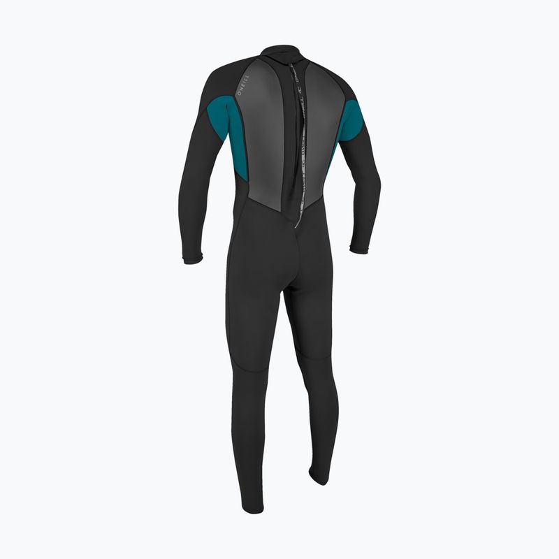 Pánský neopren O'Neill Reactor-2 3/2 Back Zip Full HJ5 black/tide pool 2