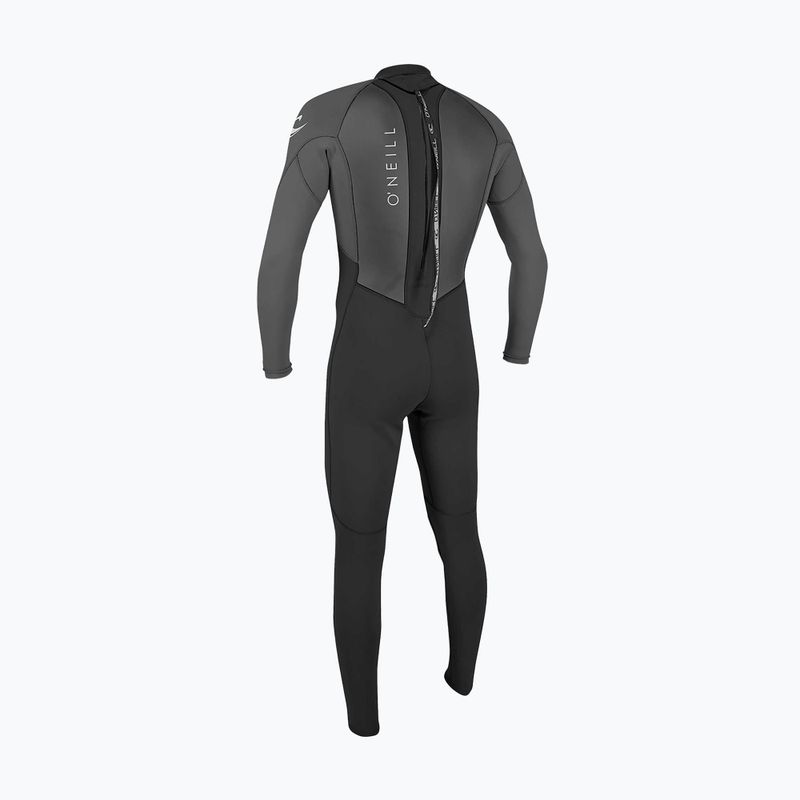 Pánský neopren O'Neill Reactor-2 3/2 mm Back Zip Full black/graphite 2