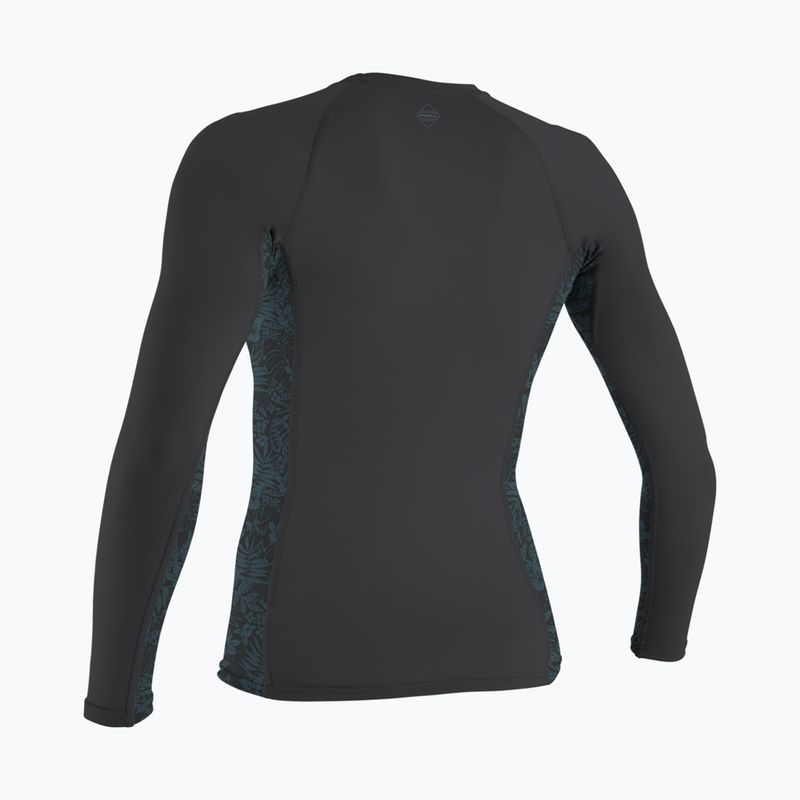 Longsleeve na plavání O'Neill Hyperfreak Skins Rash Guard tempered steel/shaded island sky 2