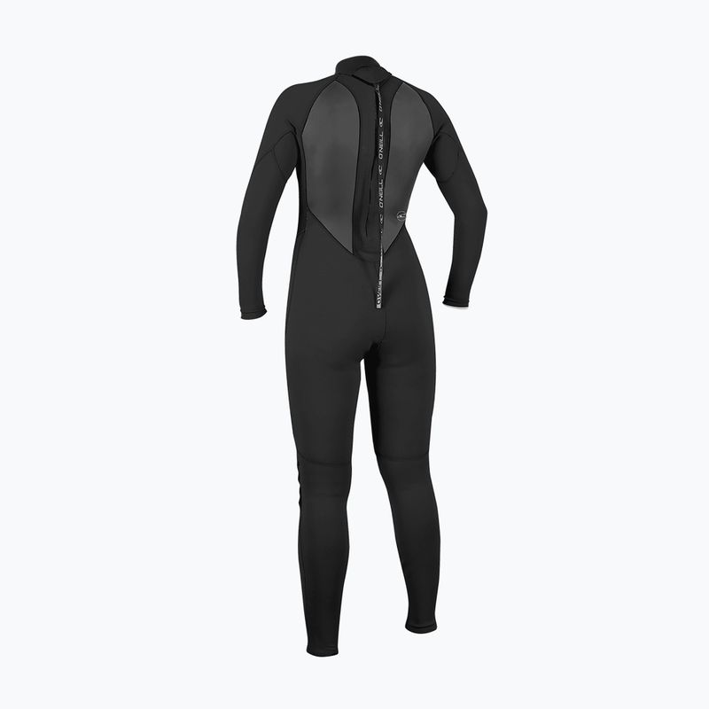 Dámský plavecký neopren O'Neill Reactor-2 3/2 Back Zip Full J18 black/black 2