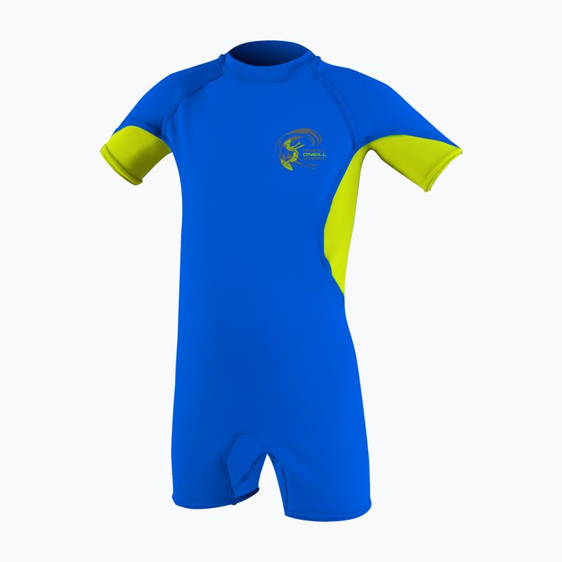 Dětský plavkový overal O'Neill Child Basic Skins UV Spring IT3 pacific/lime/white