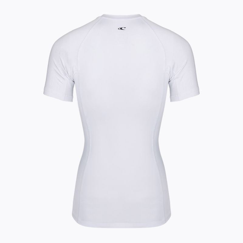 Dámské plavecké tričko O'Neill Basic Skins Rash Guard SS white 2