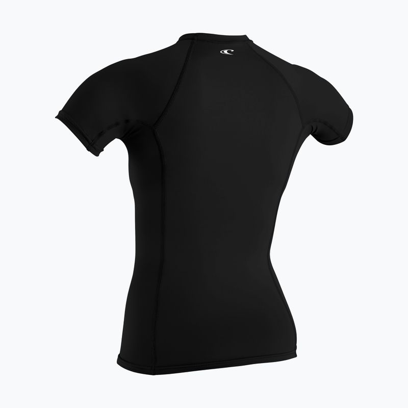 Dámské plavecké tričko O'Neill Basic Skins Rash Guard SS black 2