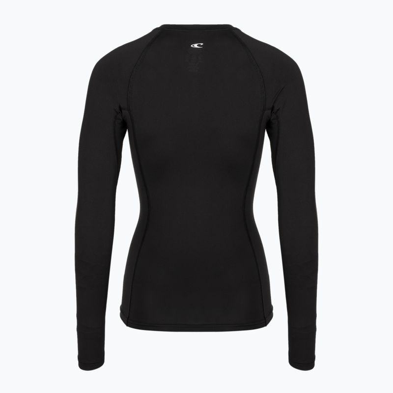 Dámské plavecké triko Longsleeve O'Neill Basic Skins Rash Guard LS black 2