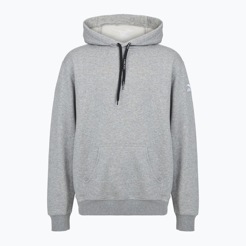 Pánská mikina Mizuno Takeshi Hoodie šedá