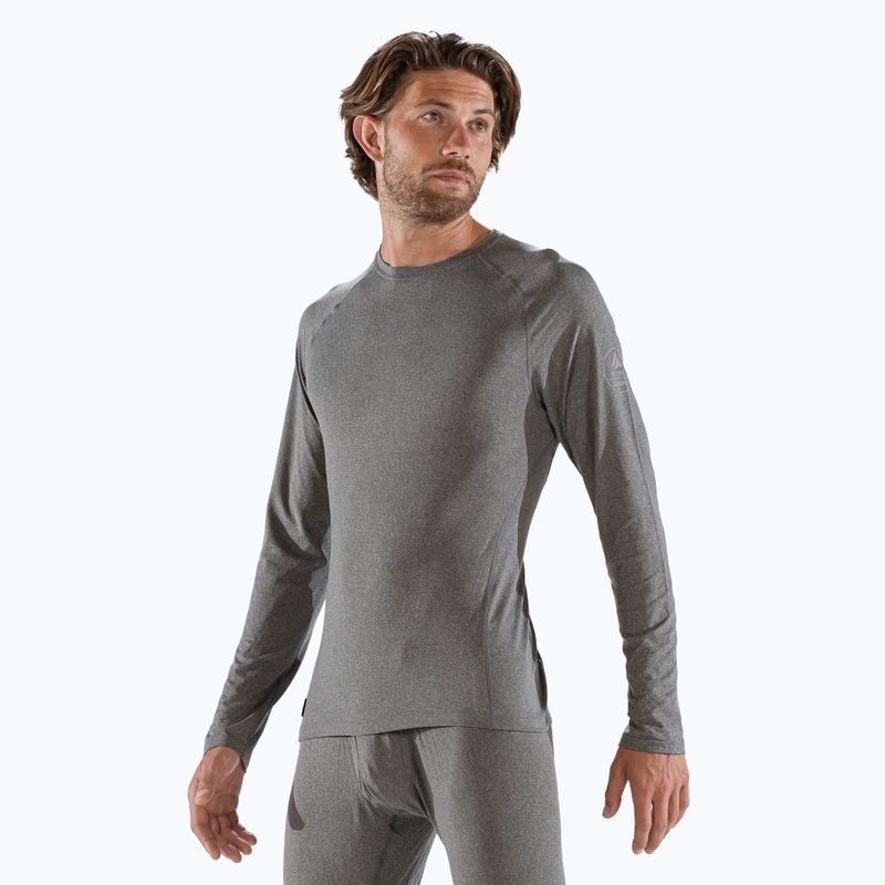 Pánská termoakční mikina Surfanic Bodyfit Crewneck charcoal 4