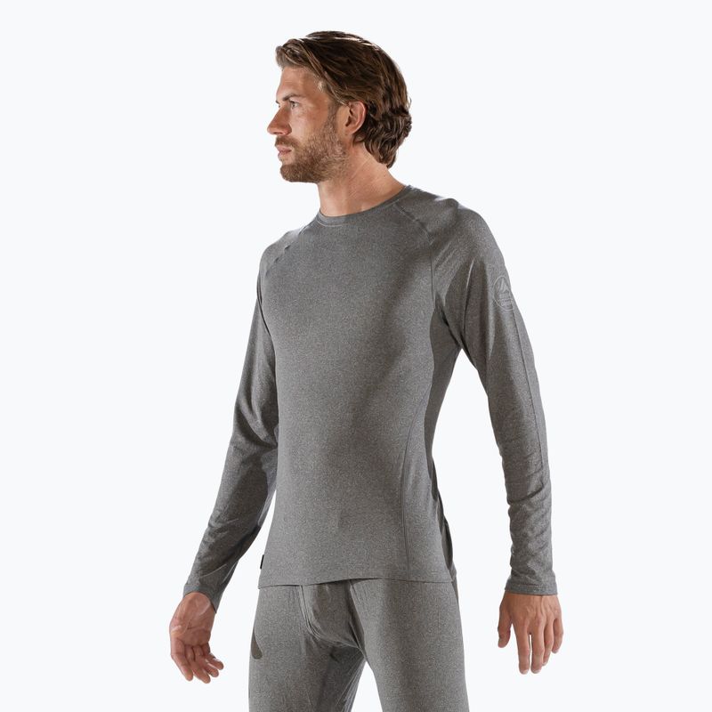 Pánská termoakční mikina Surfanic Bodyfit Crewneck charcoal 5