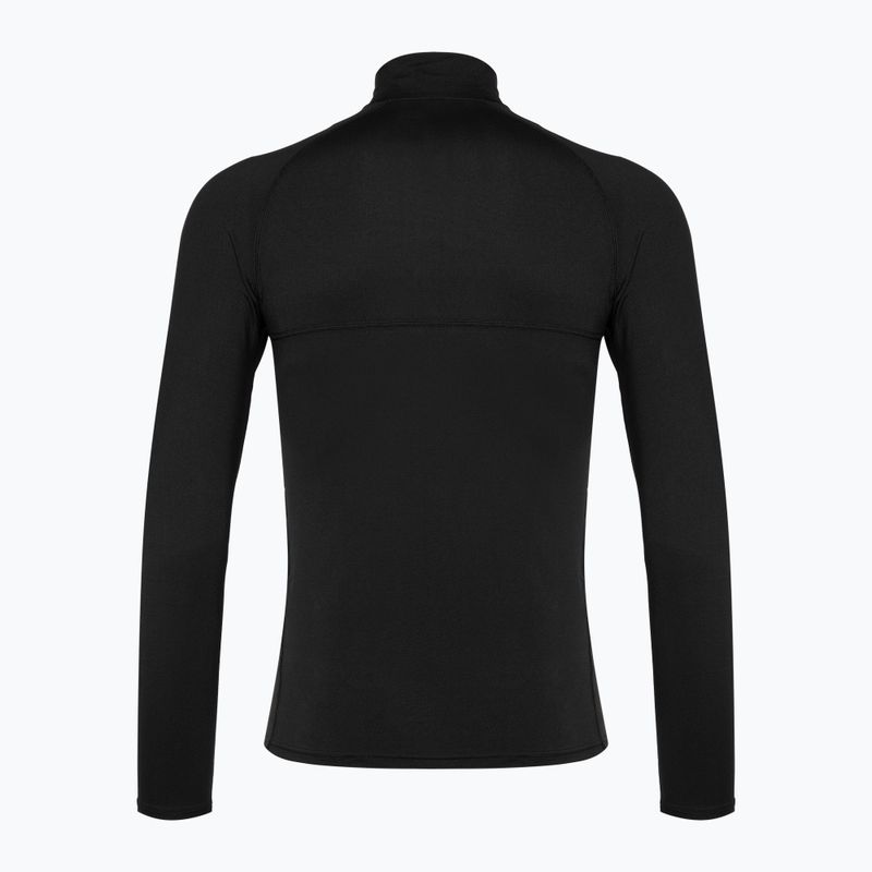 Pánská termo mikina Surfanic Bodyfit Zip Neck černá 5