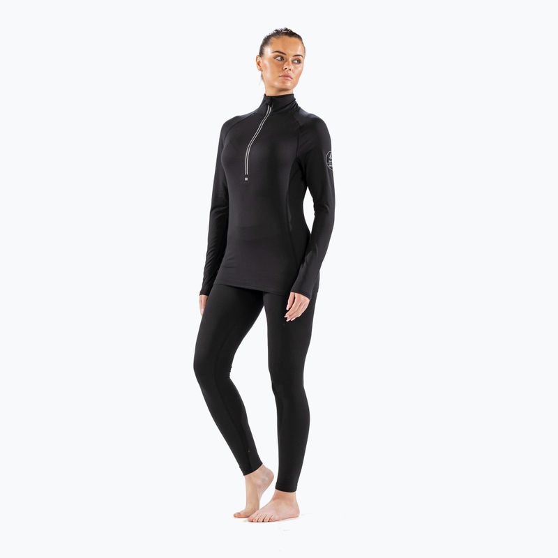 Dámské termo tričko Longsleeve Surfanic Cozy Zip Neck black 2