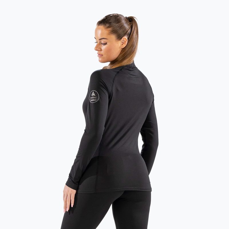 Dámské termo tričko Longsleeve Surfanic Cozy Zip Neck black 3