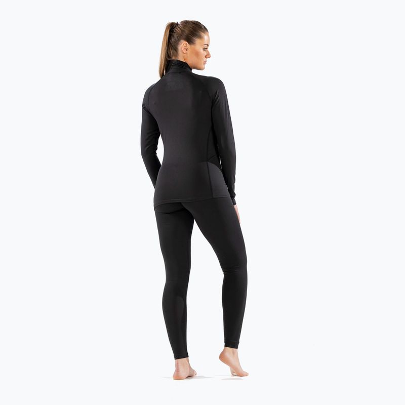 Dámské termo tričko Longsleeve Surfanic Cozy Zip Neck black 4