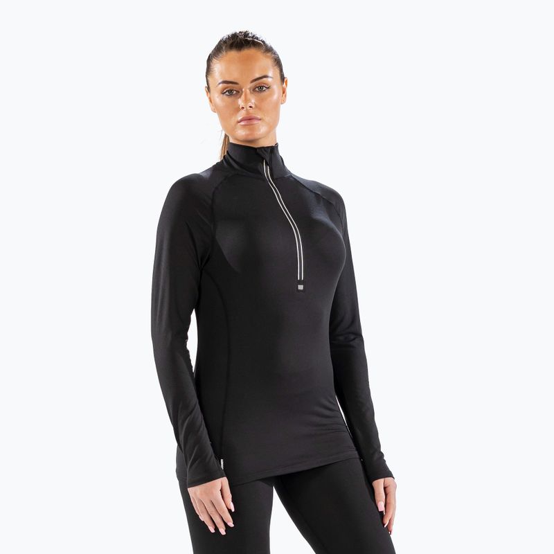 Dámské termo tričko Longsleeve Surfanic Cozy Zip Neck black 5