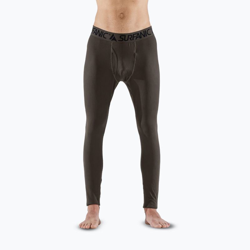 Pánské termokalhoty Surfanic Bodyfit Long John dark khaki