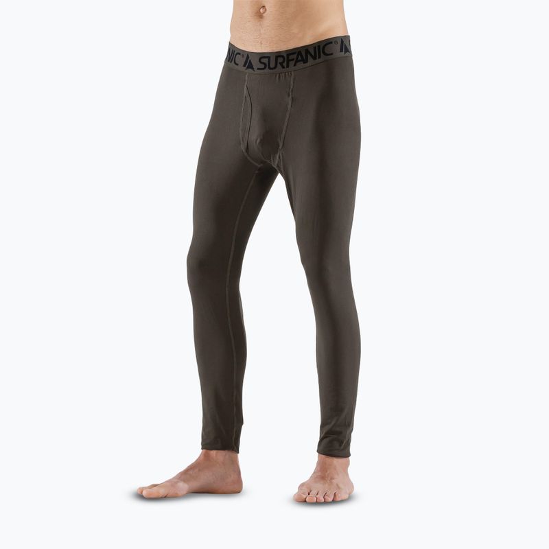 Pánské termokalhoty Surfanic Bodyfit Long John dark khaki 4