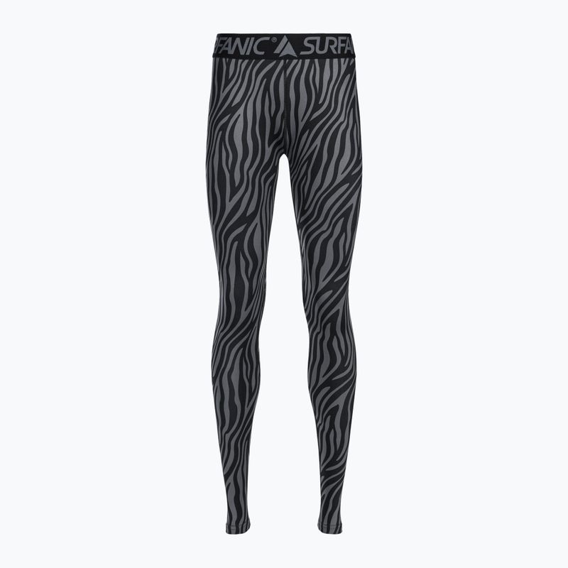 Dámské termo kalhoty  Surfanic Cozy Limited Edition Long John black zebra 5