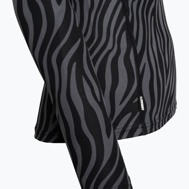 Dámská termoakční mikina Surfanic Cozy Limited Edition Crew Neck black zebra 6