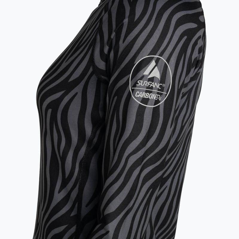 Dámská termoakční mikina Surfanic Cozy Limited Edition Crew Neck black zebra 7