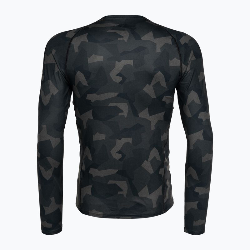Pánské termo tričko longsleeve Surfanic Bodyfit Limited Edition Crew Neck forest geo camo 5