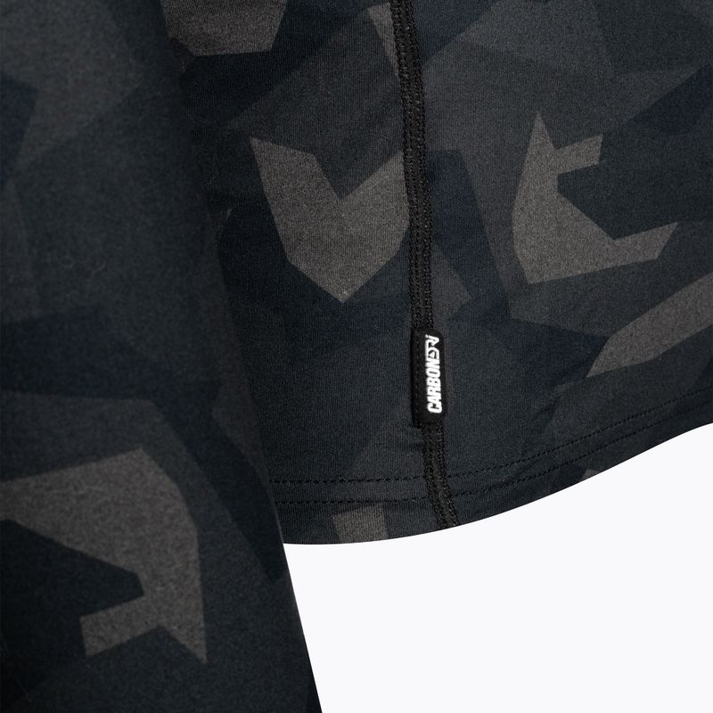 Pánská termoakční mikina Surfanic Bodyfit Limited Edition Crew Neck forest geo camo 7