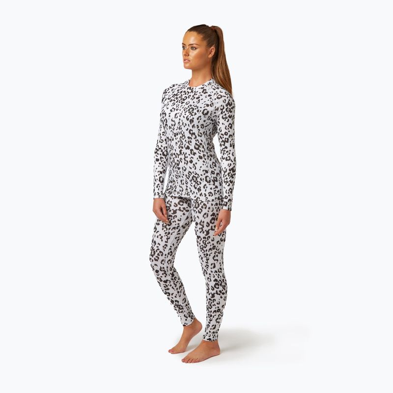 Dámské termo tričko longsleeve Surfanic Cozy Limited Edition Crew Neck snow leopard 2