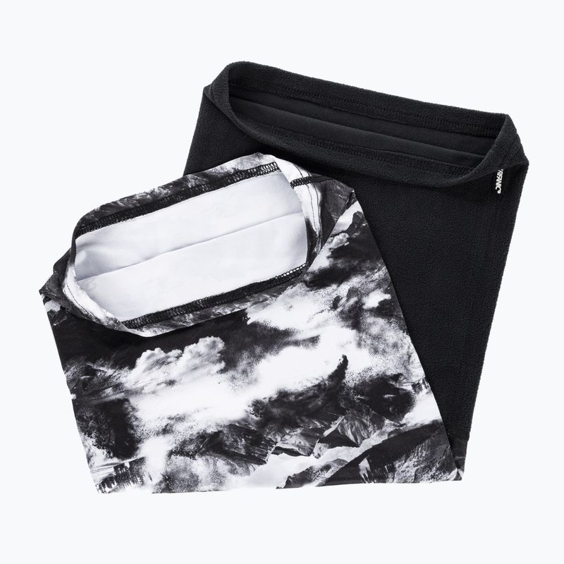 Nákrčník Surfanic Polar Plus Neck Warmer white out print 7