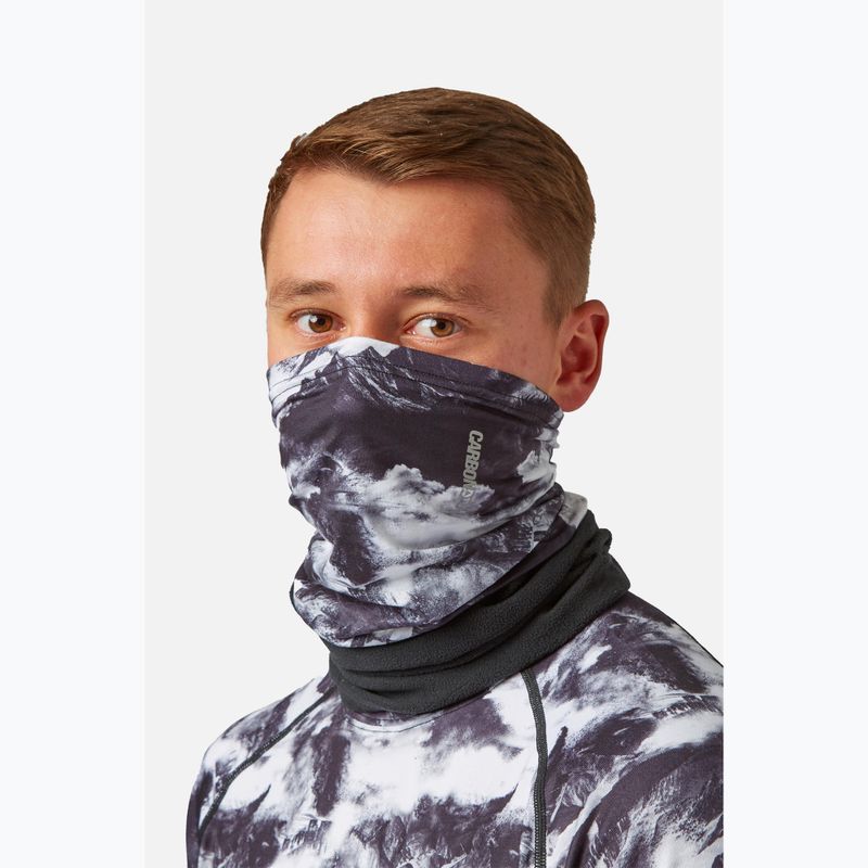 Nákrčník Surfanic Polar Plus Neck Warmer white out print 3