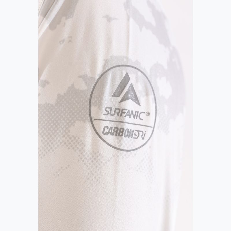 Pánská termoakční mikina Surfanic Bodyfit CarbonDri Limited Edition Crew Neck optic white 8