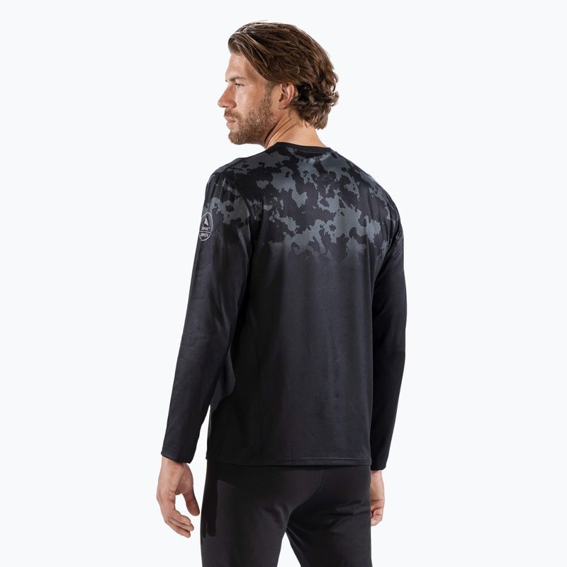 Pánská termoakční mikina Surfanic Bodyfit CarbonDri Limited Edition Crew Neck černá 3