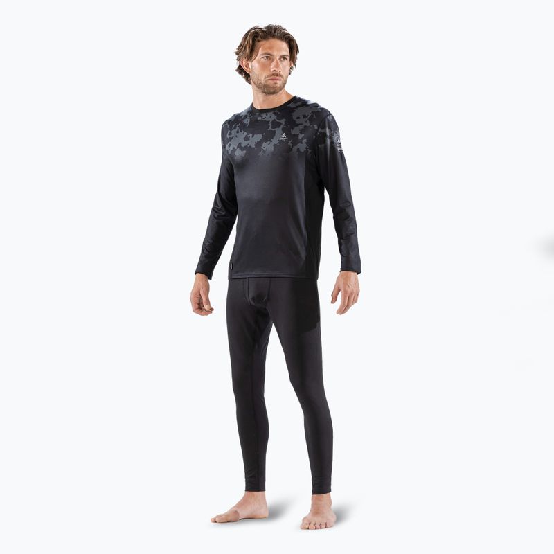 Pánské termo tričko longsleeve Surfanic Bodyfit CarbonDri Limited Edition Crew Neck black 5