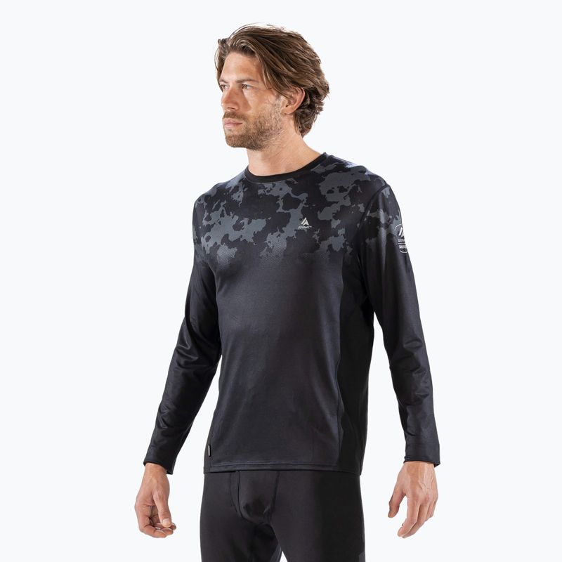 Pánská termoakční mikina Surfanic Bodyfit CarbonDri Limited Edition Crew Neck černá 7
