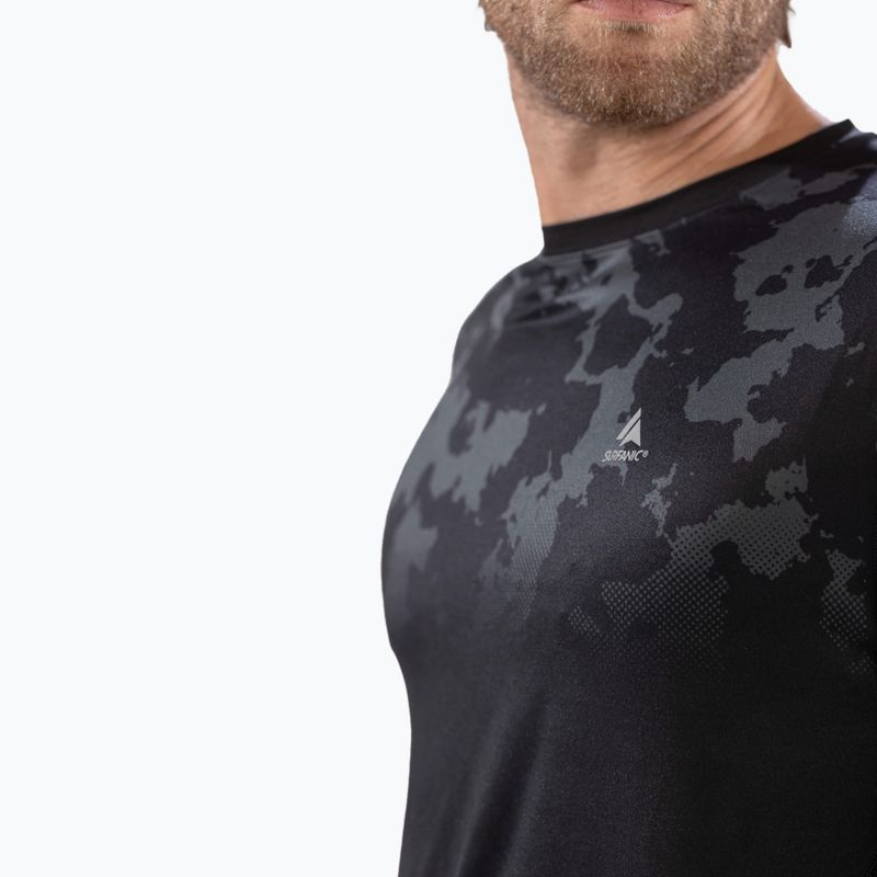 Pánská termoakční mikina Surfanic Bodyfit CarbonDri Limited Edition Crew Neck černá 8