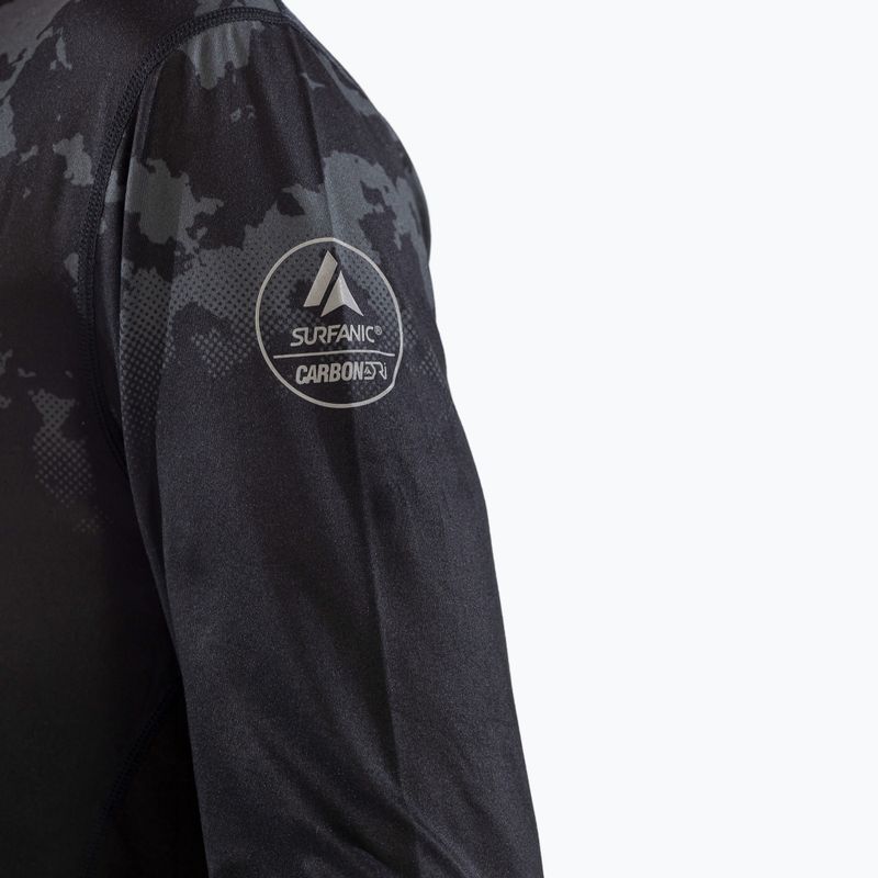 Pánská termoakční mikina Surfanic Bodyfit CarbonDri Limited Edition Crew Neck černá 9
